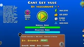 Cant Lets vulc 100%, random medium demon lol