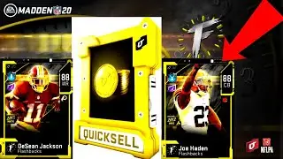 MADDEN 20! NEW FLASHBACK D JAX AND JOE HADEN! ARE WHEEL OF COIN PACKS WORTH IT?