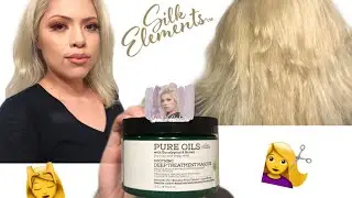 Fixing My Dry Hair with Silk Elements Pure Oils