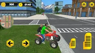 ATV Taxi Drive Simulator 2021 - Mountain Bike Driving - Android GamePlay #9