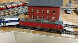 M&auml;rklin 39331 Vectron DSB EB 3203 f&oslash;rste tur - Erste fahrt