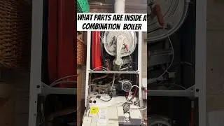 QUICK RUN THROUGH OF THE COMPONENTS IN A COMBINATION BOILER #plumbingtips #diy #apprentice #boiler