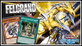 DIVINE DRAGON LORD FELGRAND! Get this AWESOME card with Ranked Ticket!! [Yu-Gi-Oh! Duel Links]