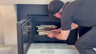 How to light your wood fire using the Top Down Method