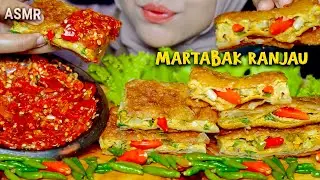 ASMR ❤️&zwj;🔥 MARTABAK RANJAU SAMBEL BAWANG GEPREK SUPER SPESIAL‼️🤤🥵🔥