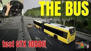 Scania Citywide LF 18M THE BUS Test Graphic gtx 1050 ti (low graphic) - Logitech g29 gameplay
