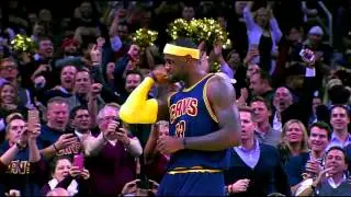 Cleveland Cavaliers court animation and pre-game introductions