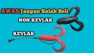 TERNYATA INI BEDANYA.! SABAITZER MENGGUNAKAN KEVLAR DAN NON KEVLAR - SOFT LURE