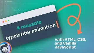Typewriter Animation Effect with HTML, CSS, and JavaScript