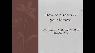 Grief and Loss of living with pain