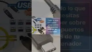 Todo lo que necesitas saber sobre los puertos USB de tu ordenador #short
