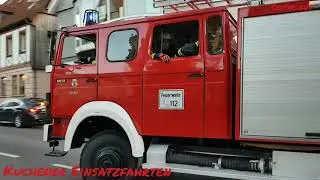 [SCHWERER VERKEHRSUNFALL ] LF 16/12 + LF 8/6 zu Verkehrsunfall Feuerwehr Kuchen