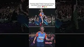 American Singer Wore Team India Jersey in Bengaluru Concert 🇮🇳🔥#cricket #indian #shorts #ytshorts