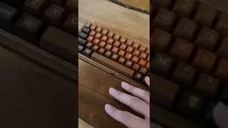 Wooden Keyboard with a surprise function!