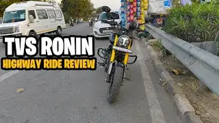 TVS RONIN HIGHWAY RIDE l REVIEW l HnessCB350 VS TVS Ronin l #hnesscb350 #tvsronin225