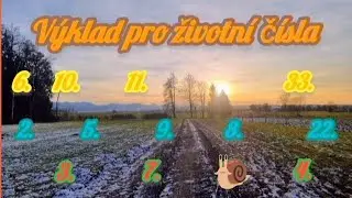 Životní čísla ✨ výklad Tarotu na rok 2026 