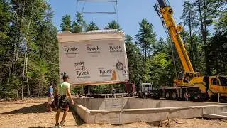 Modular Home Set on remote Island in Maine.