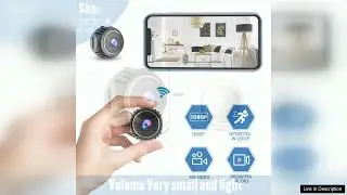 1pc High Definition Mini Smart Wireless Camera Supports Wi Fi Connection Mobile APP Remote