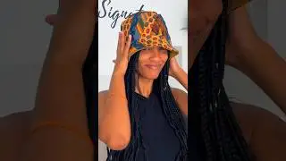 Will this bucket hat fit you? #fashionstyle #upcycling #sustainablestyle