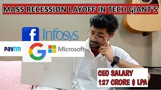 Mass Recession Layoff in Tech Giant's | Layoffs in Google Facebook Infosys