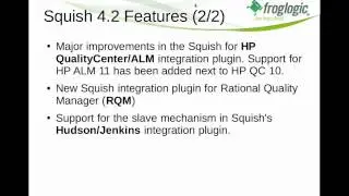 Squish GUI Tester 4.2 Demo Video