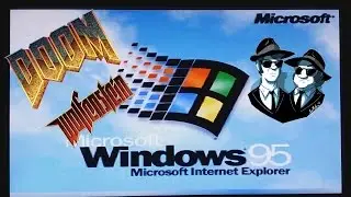 Windows 95 i stare gry // DOOM // Wolfenstein // Blues Brothers //