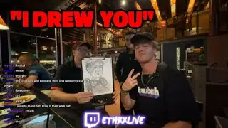 Random Artist Draws Me At A Bar **INSANE**