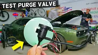 КАК ПРОВЕРИТЬ КЛАПАН УПРАВЛЕНИЯ ПРОДУВКОЙ, продемонстрировано на DODGE CHALLENGER