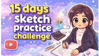 15 days ka sketch practice challenge le liya😱✏️ ||  #practice #art #sketch #challenge 