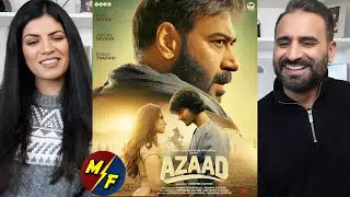 Azaad Official Trailer Reaction | Ajay Devgn, Aaman Devgan, Rasha Thadani & Diana Penty
