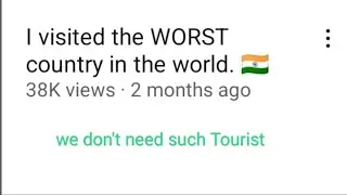 Showing Bad Image of India is become a trends