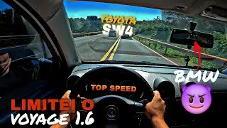 🚀TOP SPEED NO VOYAGE 1.6 ATRAS DA SW4 // SW4 PISANDO TUDO