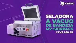Seladora a V&aacute;cuo de Bandeja MV-SKINPACK CTVS 260 SP