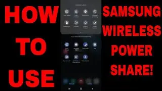 How to use Galaxy S21 Wireless Power Share - Use Your S21 as a Wireless Charger