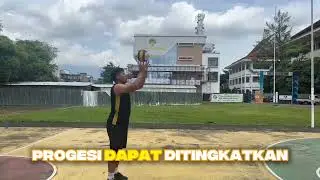 Variasi Latihan Passing Atas - Set to self Catch drill