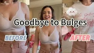 Before vs After: The Bra That Smooths Everything.#bra #tarbo #wireless #lingerie #bralette #bracelet