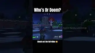 Who&rsquo;s Dr Doom? #fortnite #fortnitememes #funny #mfdoom