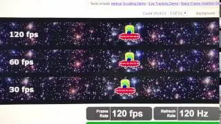 Acer Z35P 120hz UFO Test