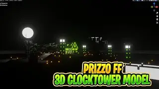 Clock Tower 3D Model Free Fire || Prizzo FF Clock Tower 3D Model Free Fire Fahim Editz