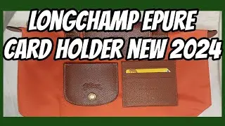 Longchamp Epure Card Case New for 2024 Le Pliage bag
