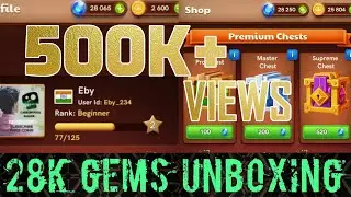 Carrom Disc Pool | 28k Gems Unboxing Supreme Chest | Eby Roy