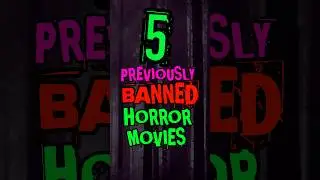 5 BANNED Horror Movies you MUST see!😱 #videonasties #banned