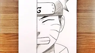 How to draw Naruto Face / Easy Anime Fan Art Sketch Tutorial