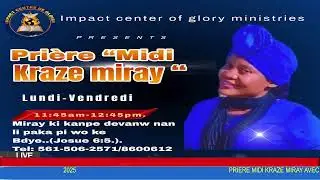 PRIERE MIDI KRAZE MIRAY AVEC SR NICA GILEt  lundii 15 DECEMBRE 2025.