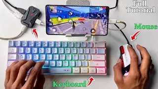 Keyboard or mouse se mobile phone me free fire PC, computer ke jaise kaise khele full setup tutorial