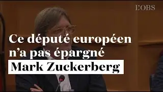 L'eurodéputé Guy Verhofstadt n'a pas épargné Mark Zuckerberg