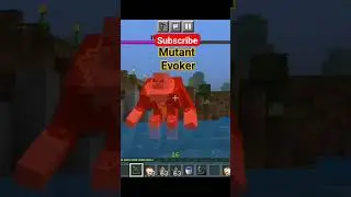 Mutant terkuat MUTANT EVOKER#minecraft #minecraftmutant #minecraftbedrockediti #subscribetomychannel