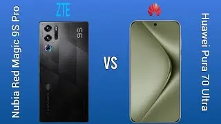 ZTE Nubia Red Magic 9S Pro vs Huawei Pura 70 Ultra | Ultimate Flagship Battle 2024!