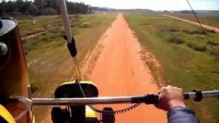 Microlight Trike Landing Rhinopark South Africa