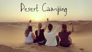 BEST Remote camp spot in the dunes of Abu Dhabi! Camel Spotted!